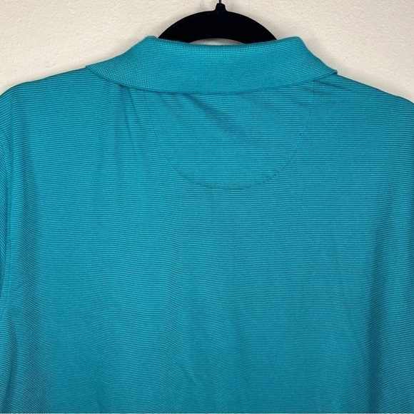 XL VAN HEUSEN GREEN FLEX POLO SHORT  SHORT SLEEVE  ATHLETIC GOLF STRETCH - Picture 6 of 8